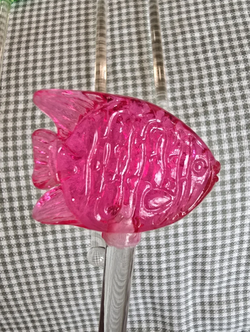 Set Of 6 Multicolor Coastal Fish Stir Sticks